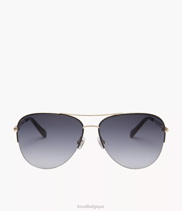 Fossil accessoire femmes lunettes de soleil aviateur tiana gris 8V46041986