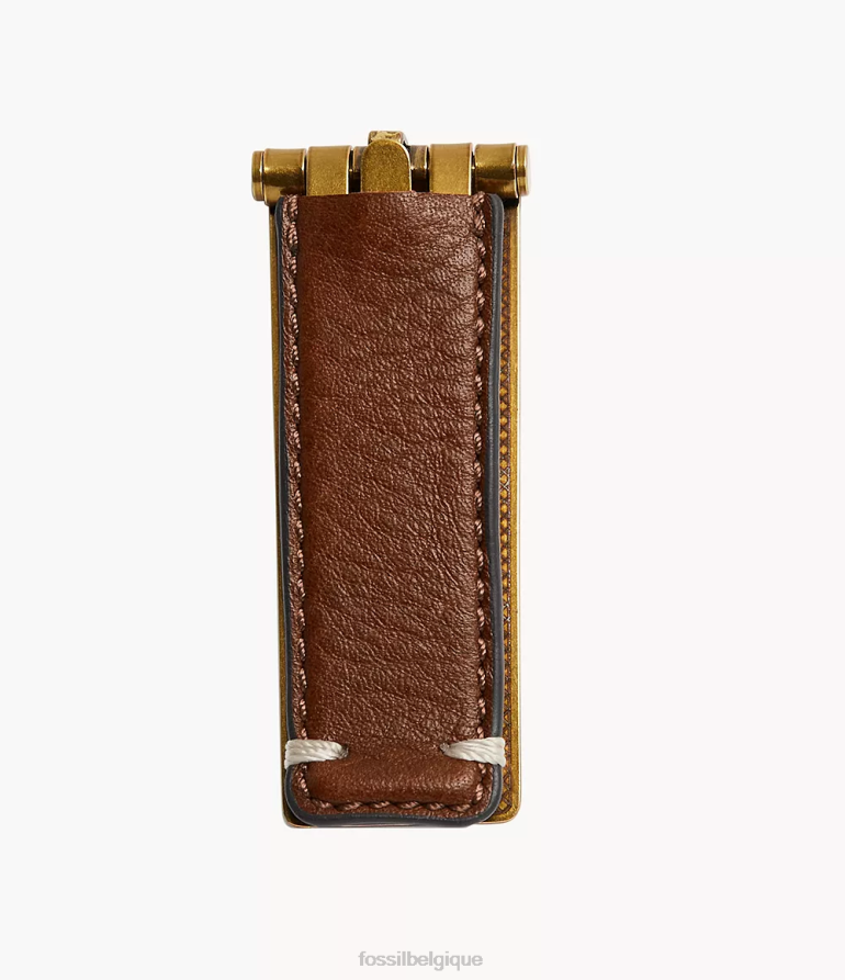 Fossil accessoire Hommes pince à billets cadeau brun 8V46042047