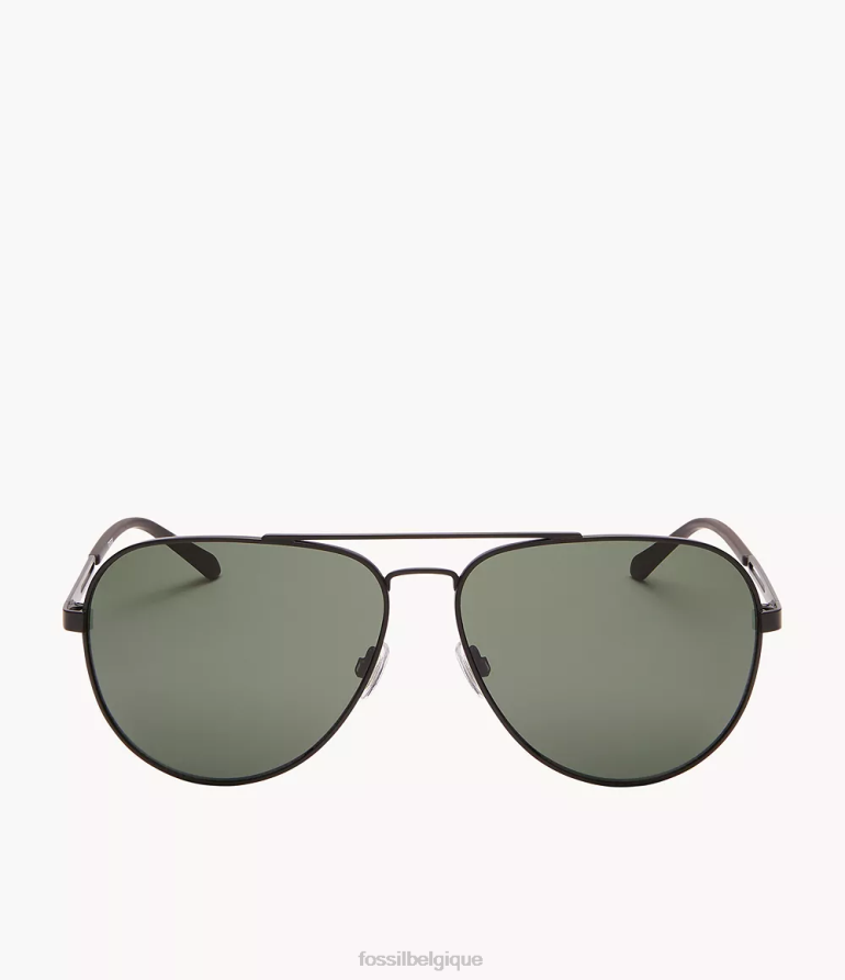 Fossil accessoire Hommes lunettes de soleil aviateur benedict vert 8V46042035