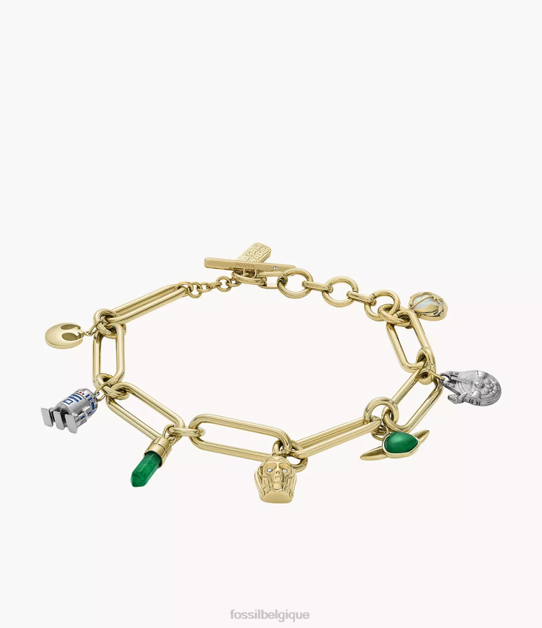 Fossil bijoux femmes bracelet à breloques star wars opale/acenturine verte/émail bleu 8V4604962