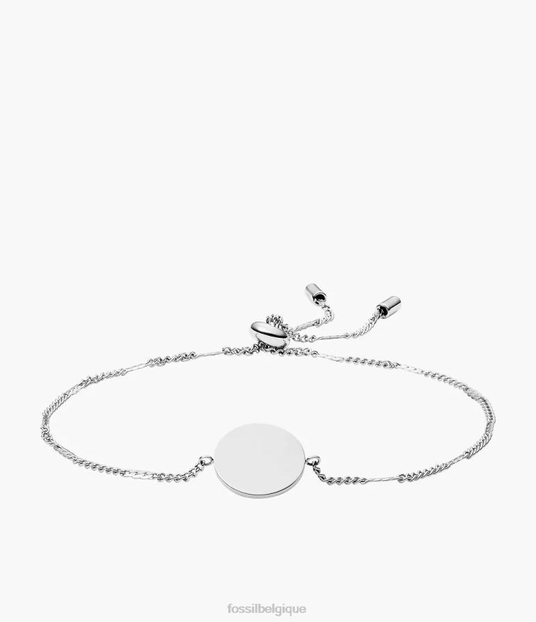 Fossil bijoux femmes bracelet disque de voie acier inoxydable 8V46041009