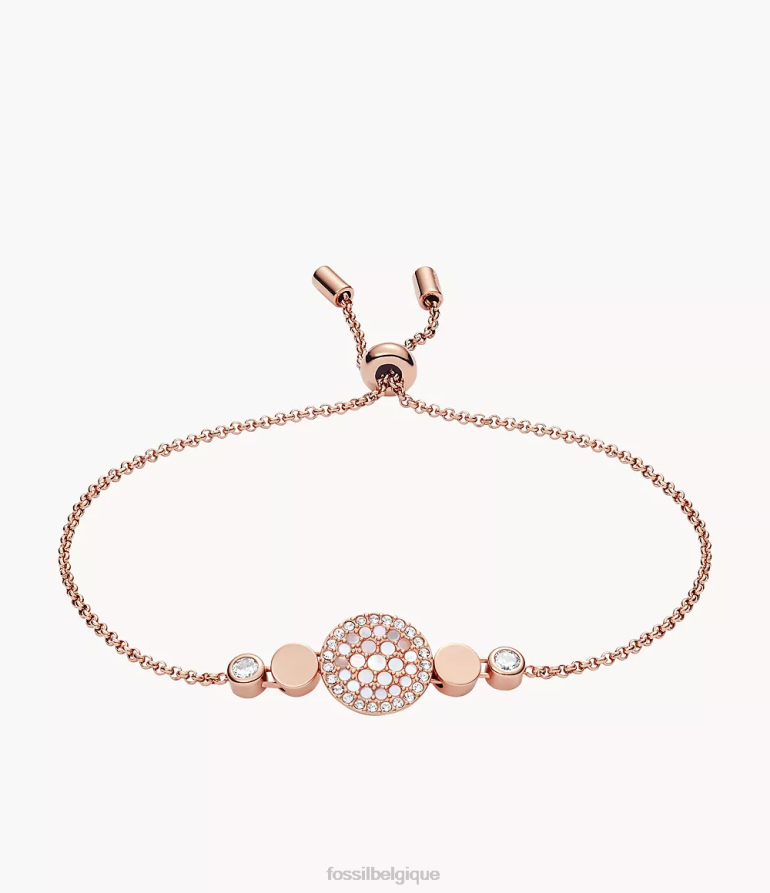 Fossil bijoux femmes bracelet disque mosaïque val nacre 8V46041017