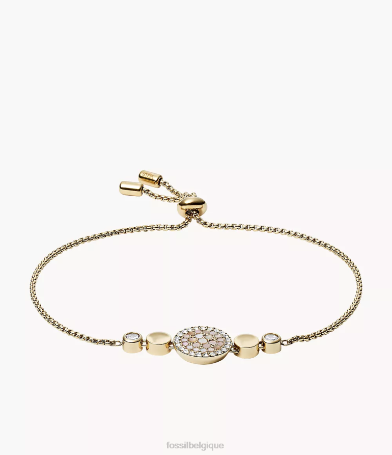 Fossil bijoux femmes bracelet disque mosaïque val nacre 8V46041027