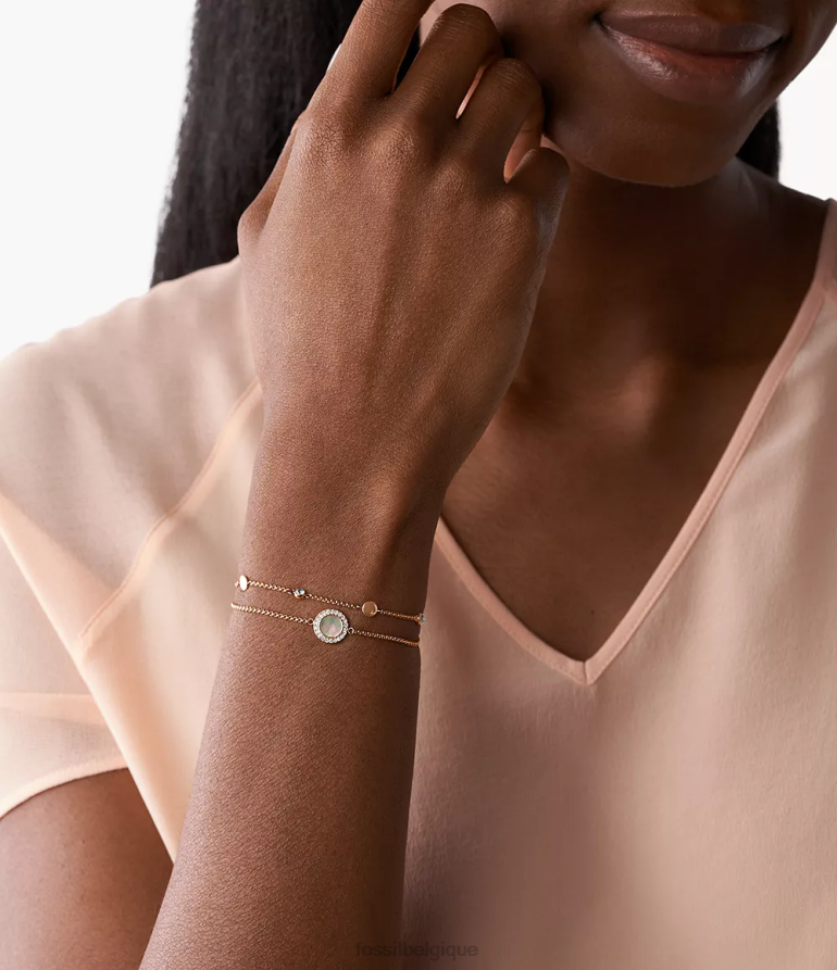 Fossil bijoux femmes bracelet val nacre grise 8V46041020