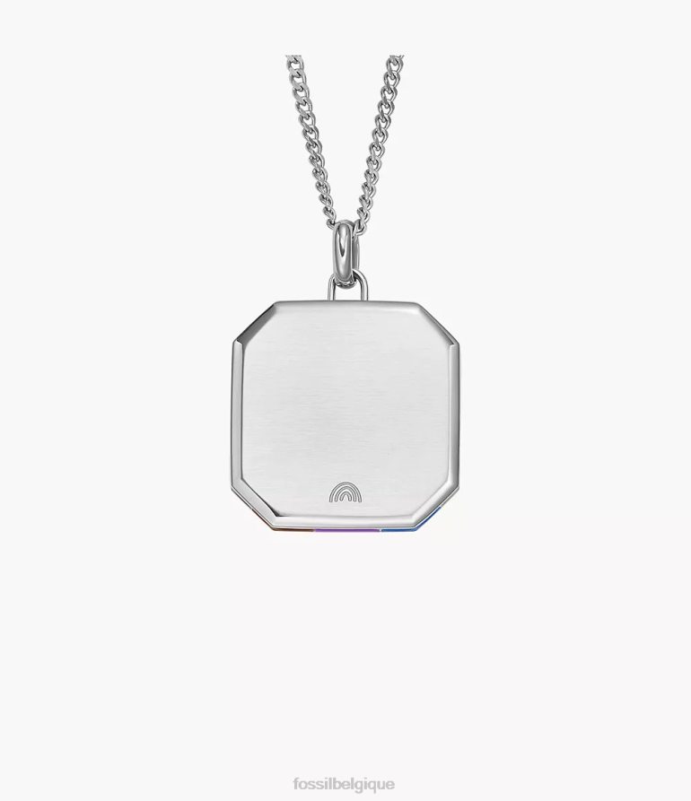 Fossil bijoux femmes collier de chaîne en acier inoxydable de fierté multi 8V4604896