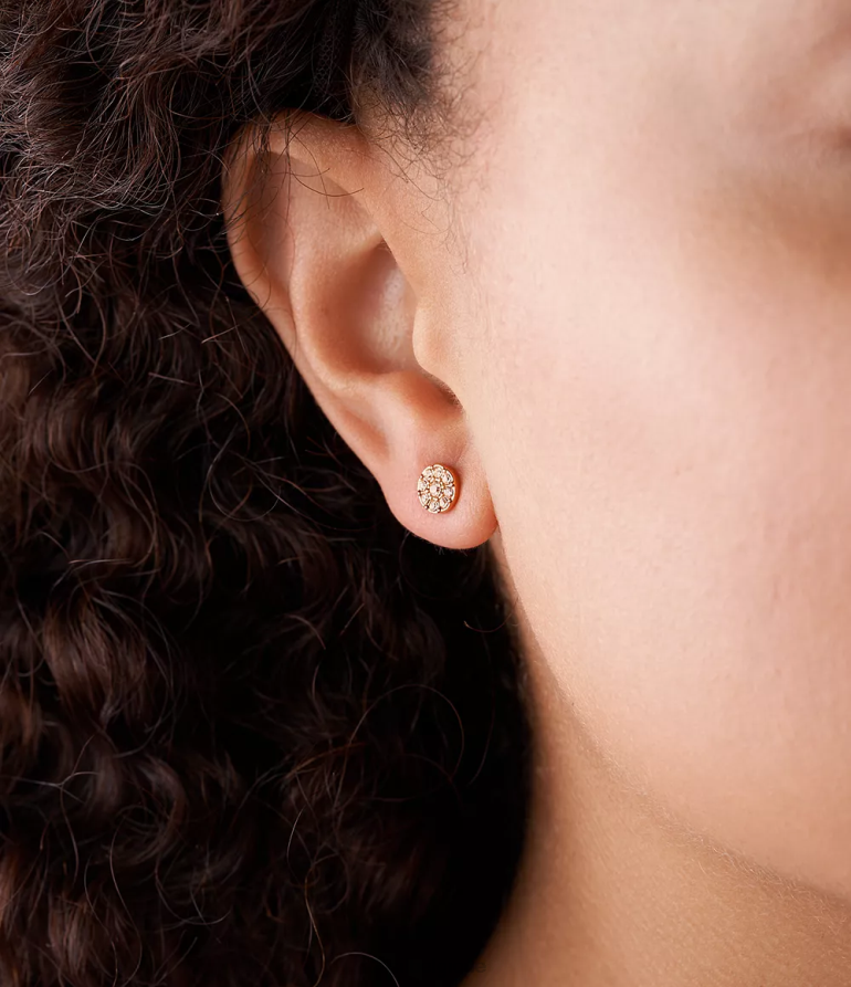 Fossil bijoux femmes boucle d'oreille en acier inoxydable disque Sutton ton rose 8V46041063