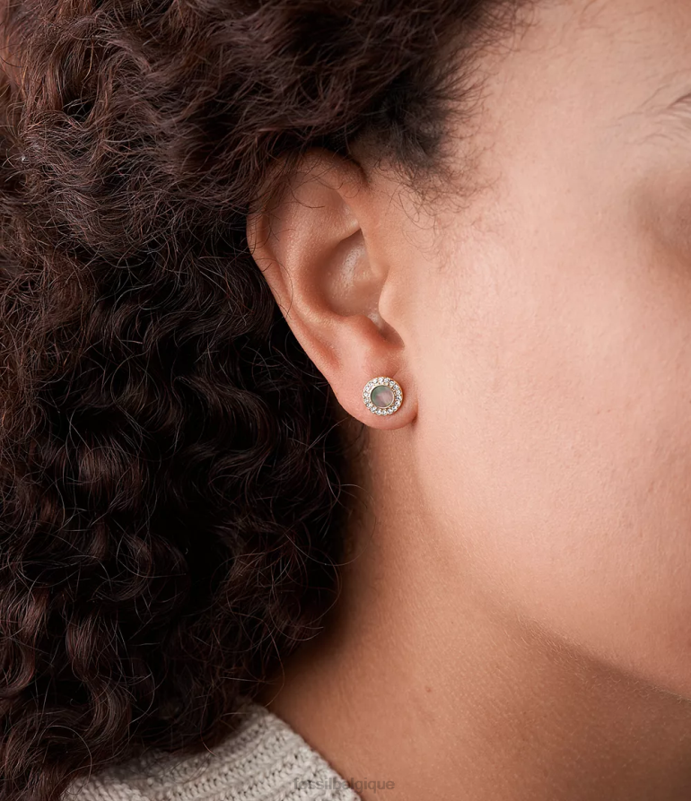 Fossil bijoux femmes goujons val paillettes nacre 8V46041079