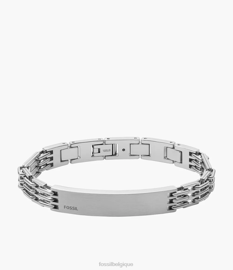 Fossil bijoux Hommes bracelet chaîne en acier inoxydable argenté 8V46041883