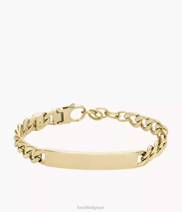Fossil bijoux Hommes bracelet chaîne en acier inoxydable draw ton d'or 8V46041846