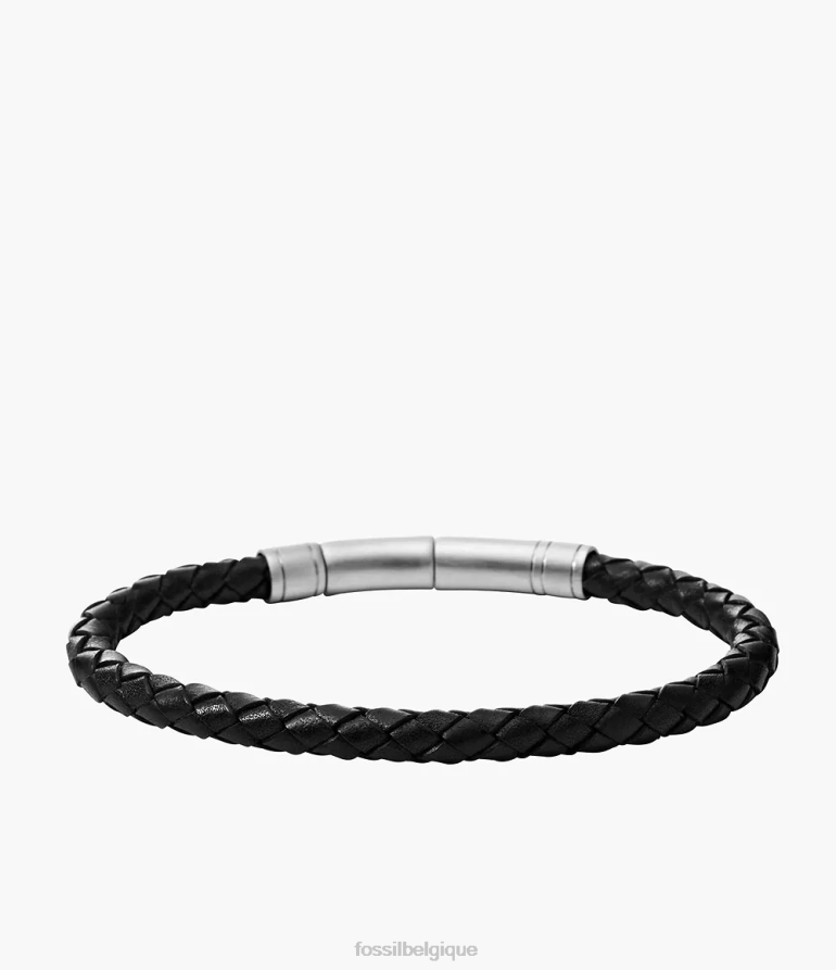 Fossil bijoux Hommes tresse maigre noir 8V46041865