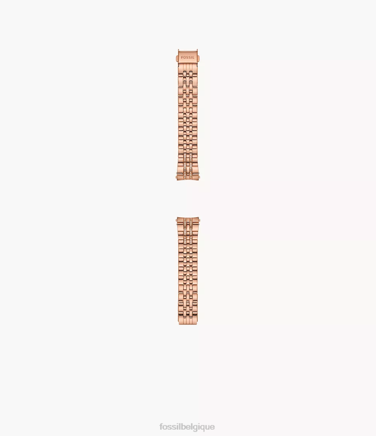 Fossil accessoire femmes Bracelet en acier inoxydable de 18 mm ton doré rose 8V4604250