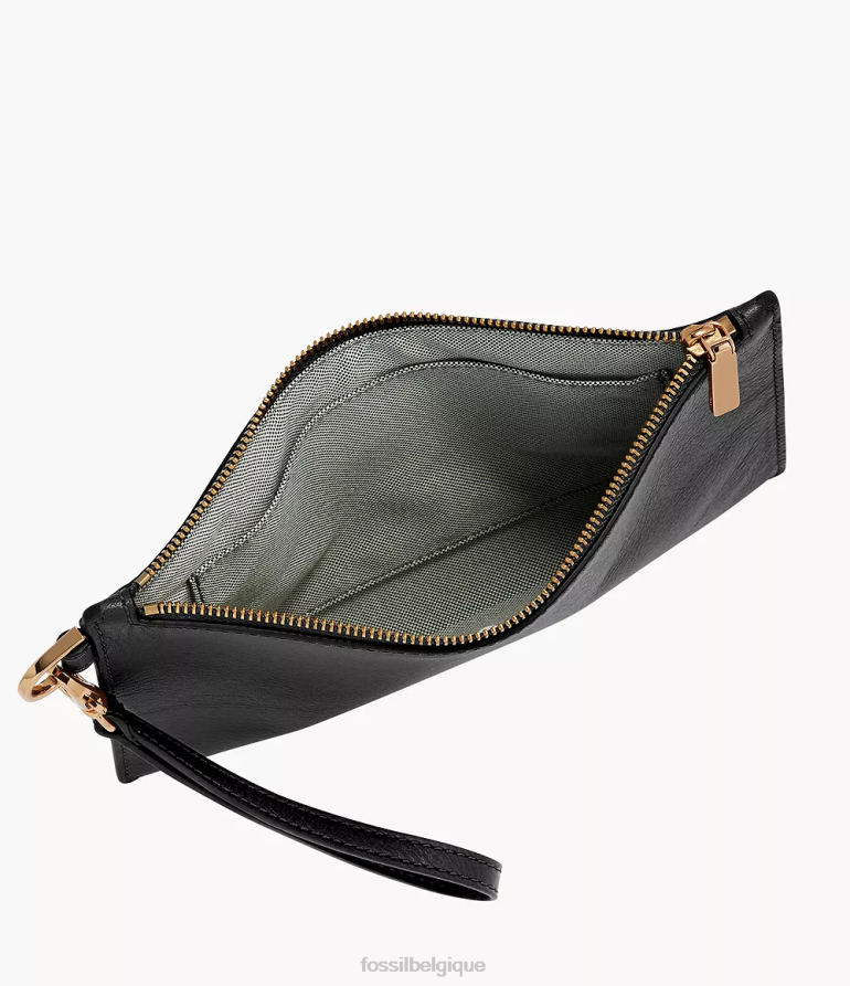 Fossil portefeuille femmes bracelet noir 8V4604790