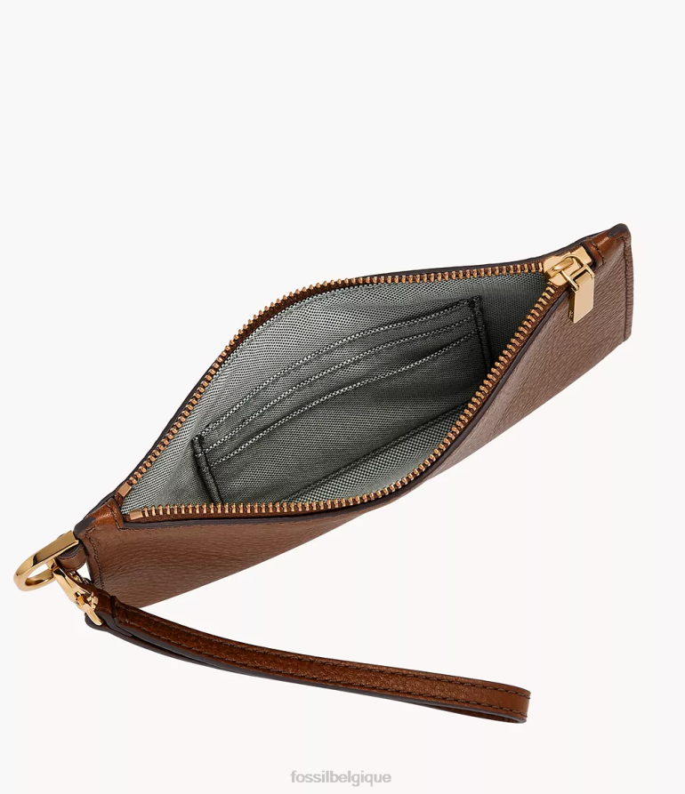 Fossil portefeuille femmes petit bracelet brun 8V4604796