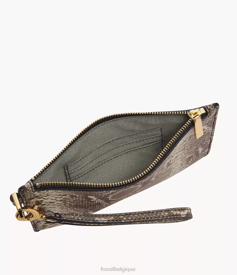 Fossil portefeuille femmes petit bracelet imprimé serpent 8V4604752