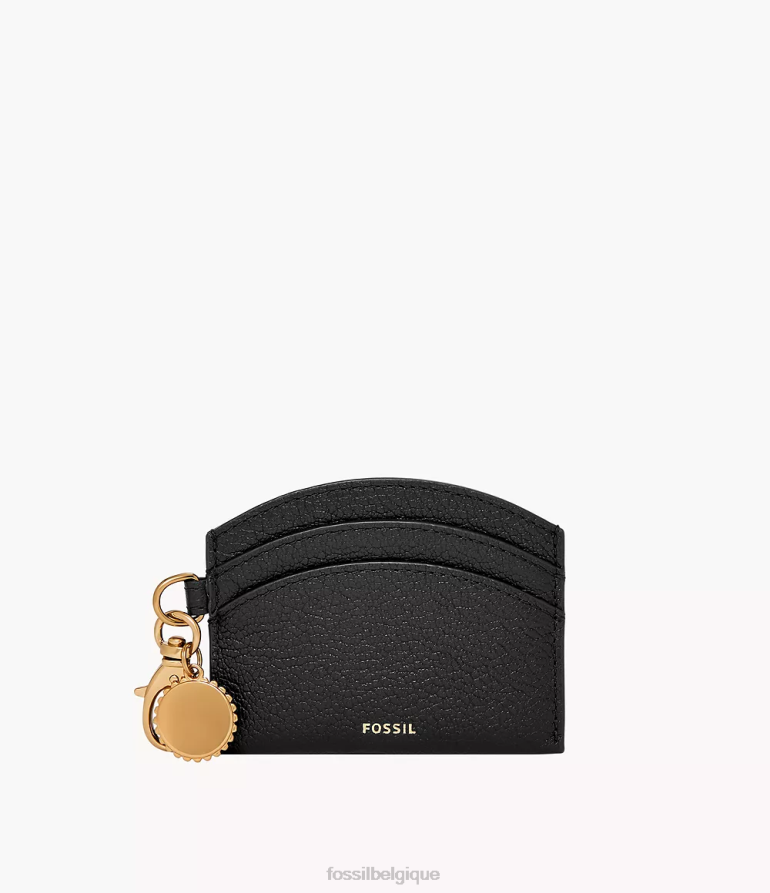 Fossil portefeuille femmes étui à cartes Polly noir 8V4604753
