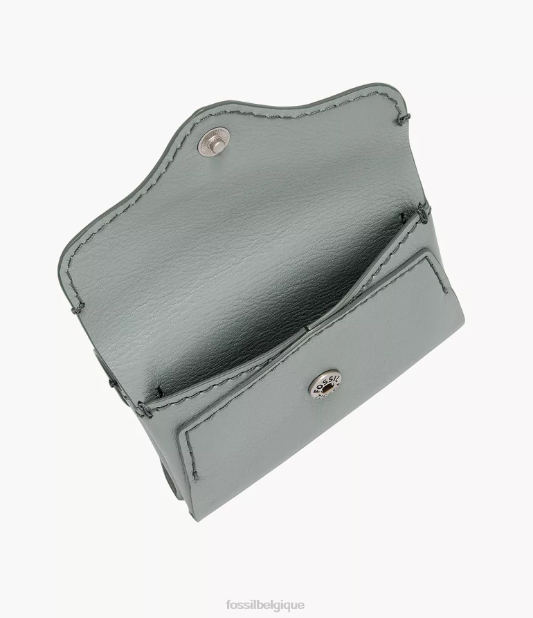 Fossil portefeuille femmes étui à cartes du patrimoine bleu 8V4604870