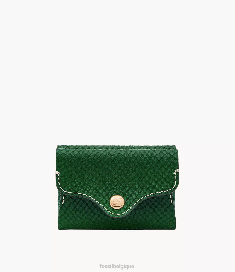 Fossil portefeuille femmes étui à cartes du patrimoine vert 8V4604772