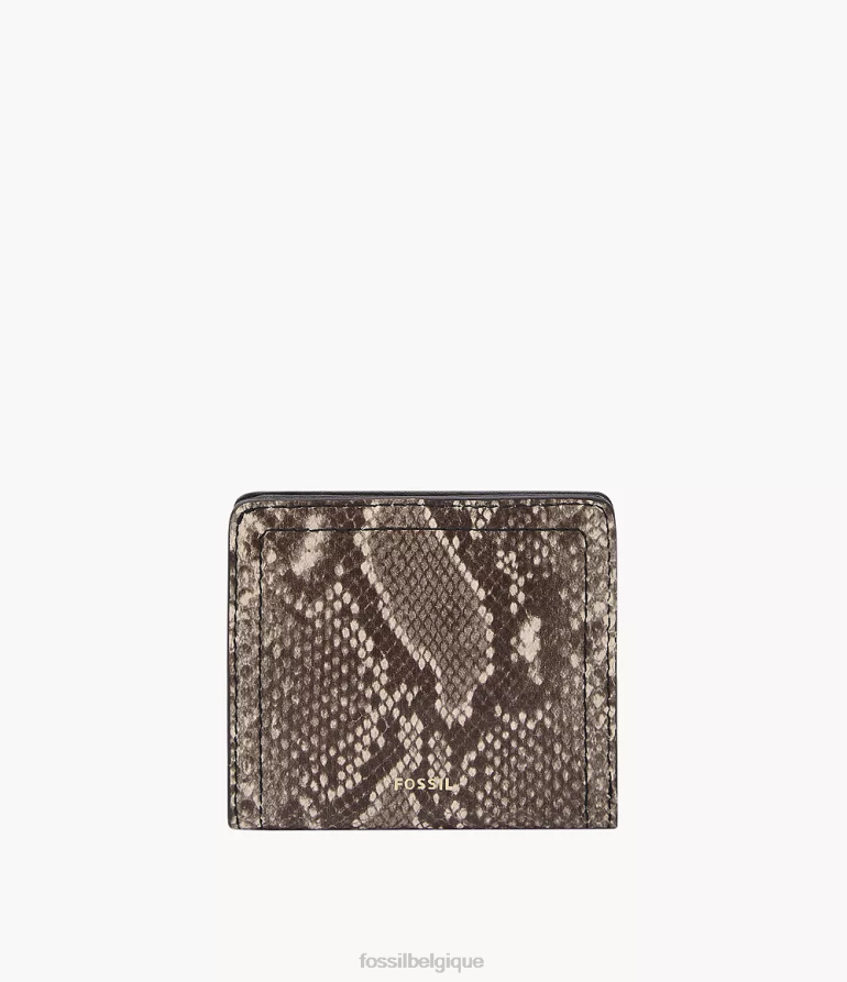 Fossil portefeuille femmes Logan petit pliable imprimé serpent 8V4604750