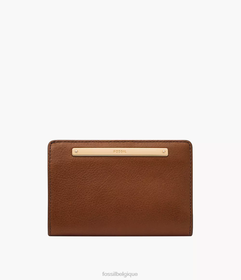 Fossil portefeuille femmes liza multifonction brun 8V4604745