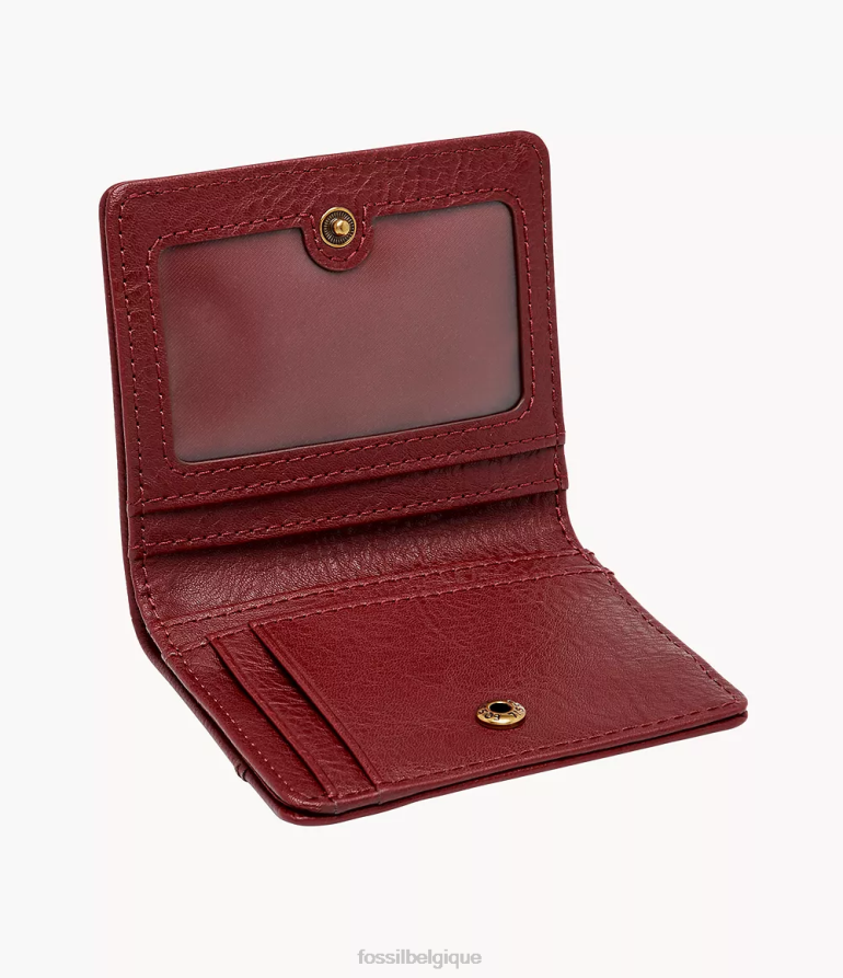 Fossil portefeuille femmes tara multifonction rouge 8V4604887