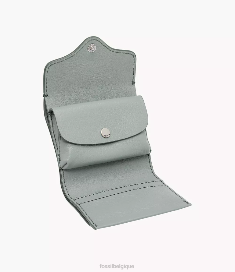 Fossil portefeuille femmes triple volet du patrimoine bleu 8V4604872