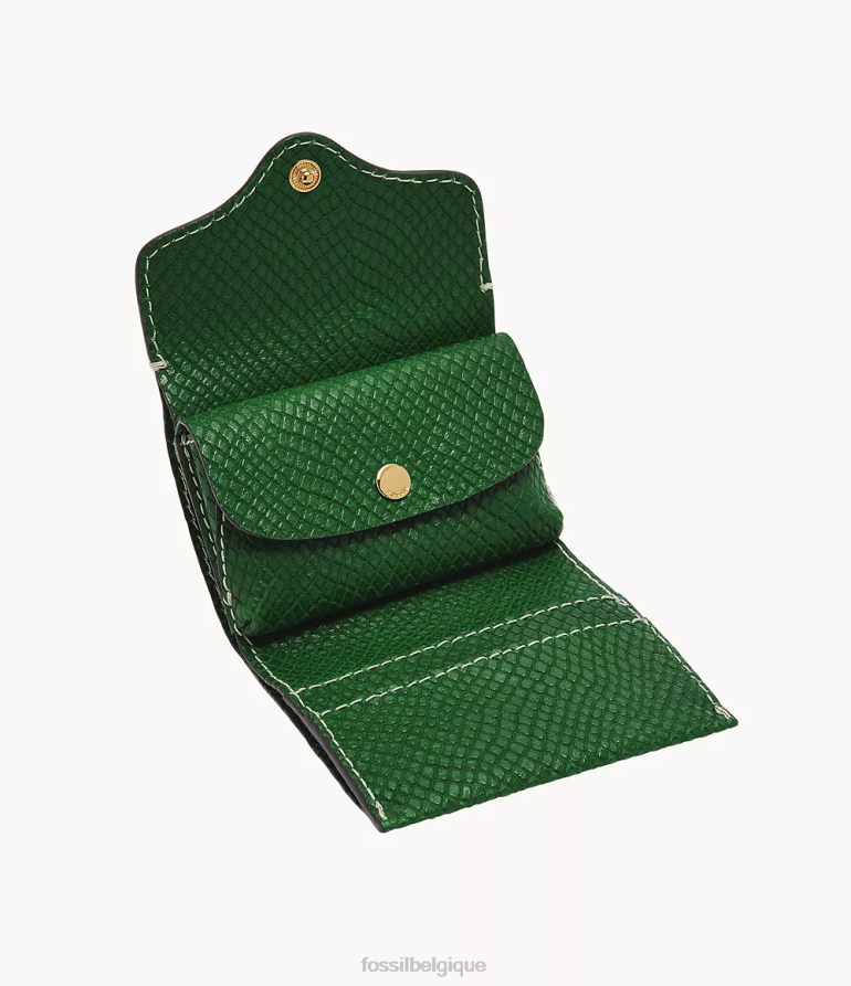 Fossil portefeuille femmes triple volet du patrimoine vert 8V4604773