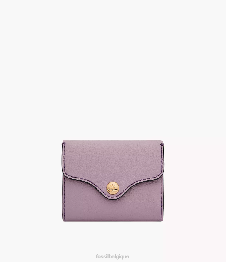 Fossil portefeuille femmes triple volet du patrimoine violet 8V4604775