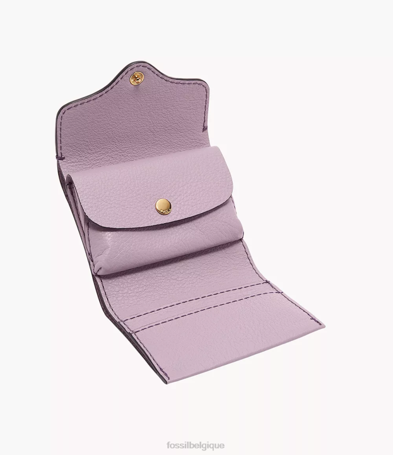 Fossil portefeuille femmes triple volet du patrimoine violet 8V4604775