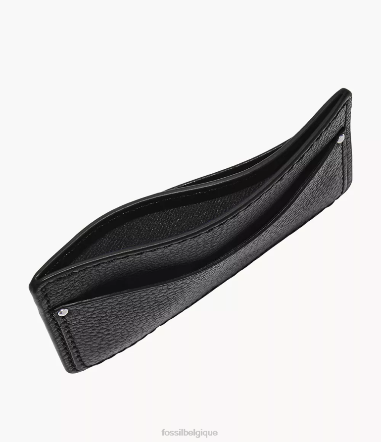 Fossil portefeuille Hommes étui à cartes Anderson noir 8V46041717