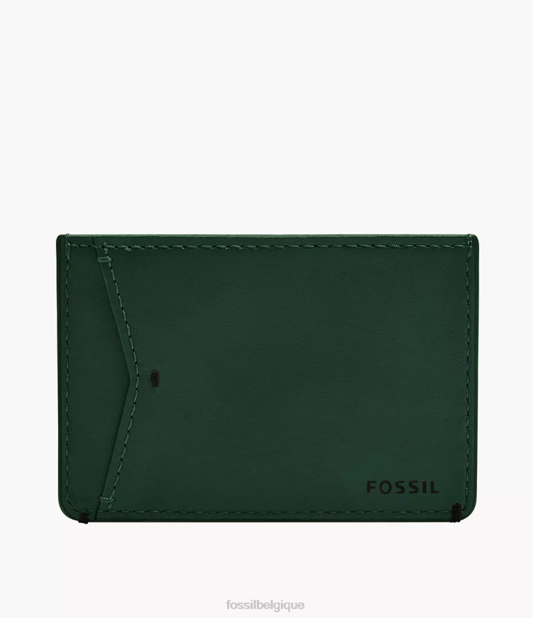 Fossil portefeuille Hommes étui à cartes Josué vert 8V46041824