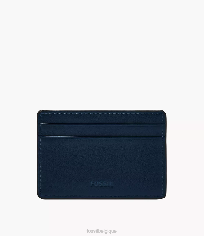 Fossil portefeuille Hommes étui à cartes Steven marine 8V46041714
