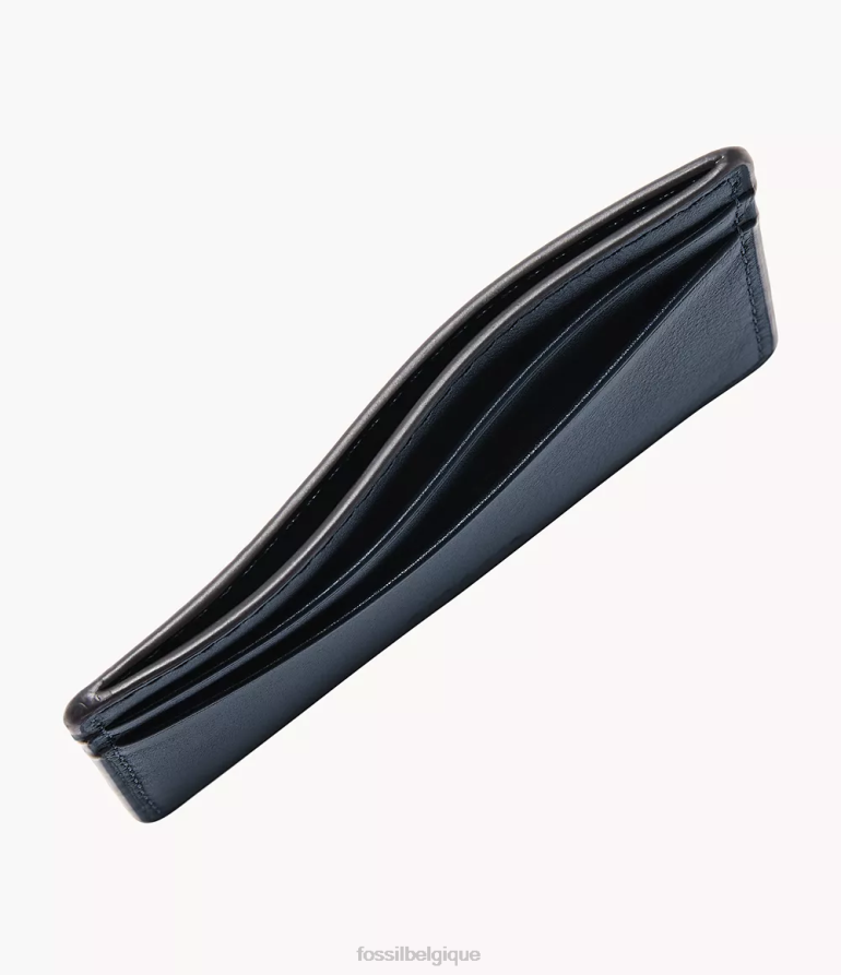 Fossil portefeuille Hommes étui à cartes Steven marine 8V46041714