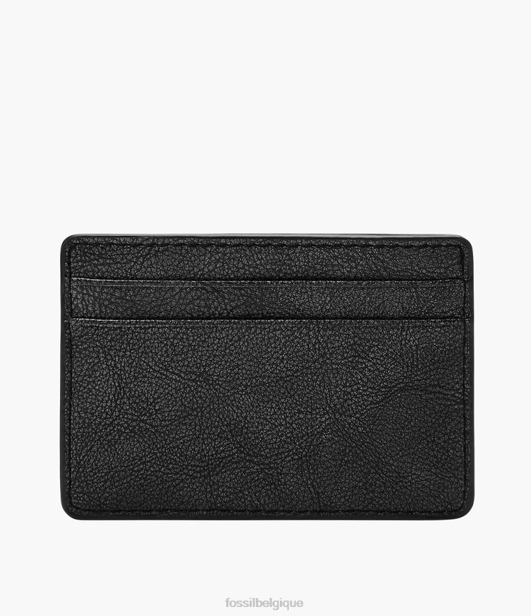 Fossil portefeuille Hommes étui à cartes Steven noir 8V46041722