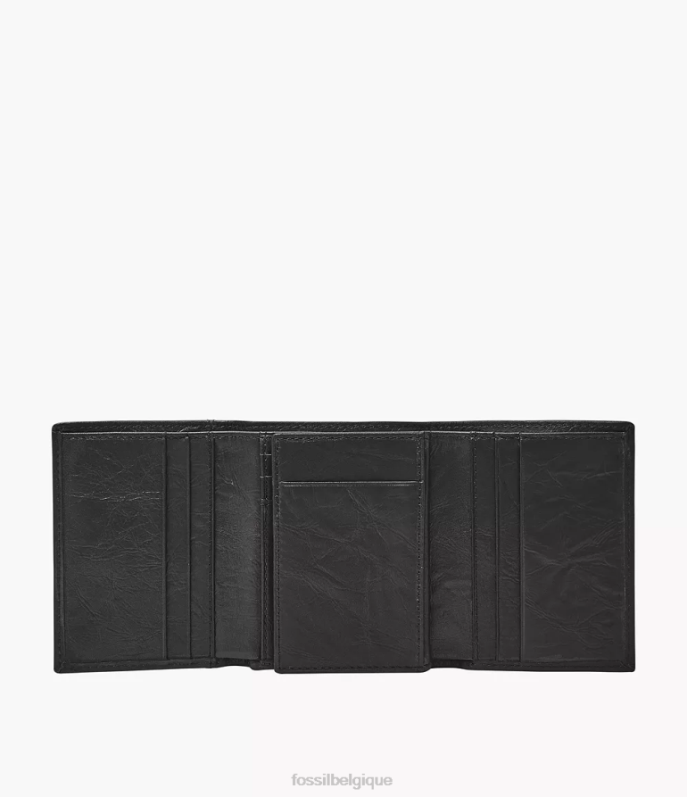 Fossil portefeuille Hommes neel triple noir 8V46041757