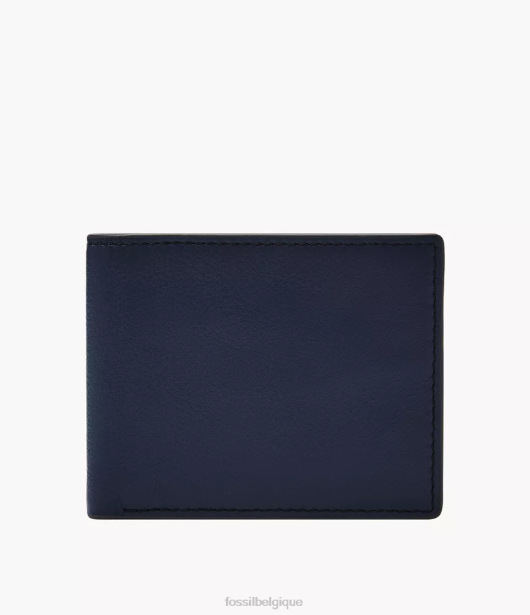 Fossil portefeuille Hommes Steven pliant marine 8V46041839