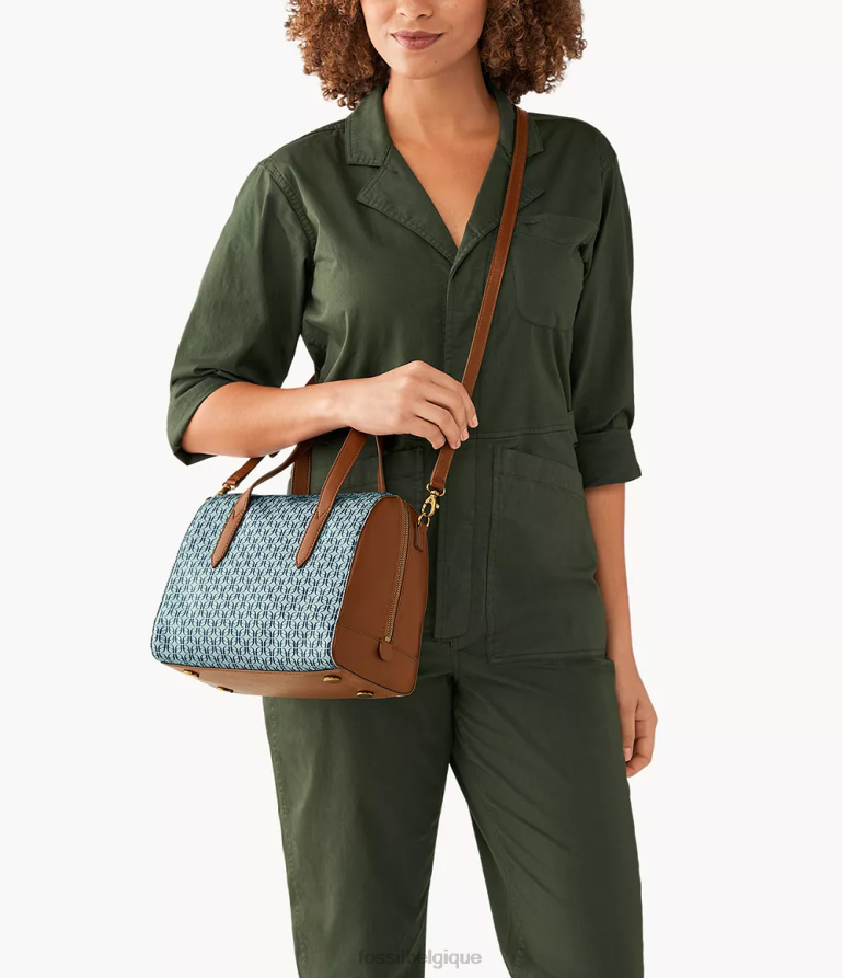 Fossil sac femmes cartable Sydney bleu 8V4604620