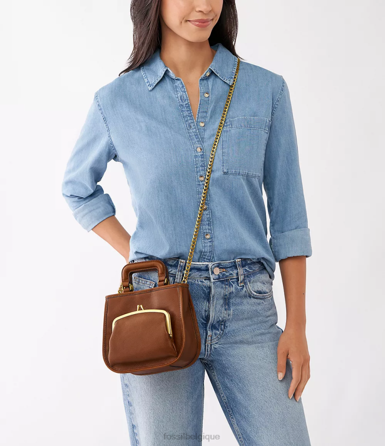 Fossil sac femmes cartable brun 8V4604550