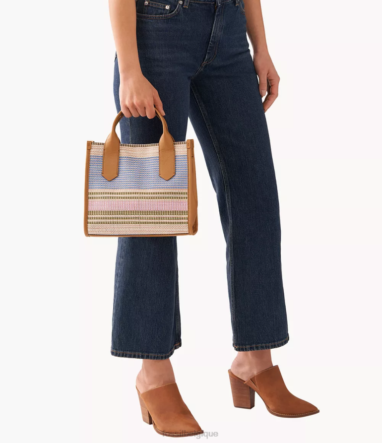 Fossil sac femmes cartable kyler rayures 8V4604483