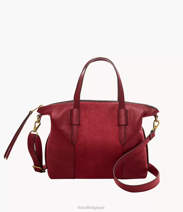 Fossil sac femmes cartable skylar rouge 8V4604605
