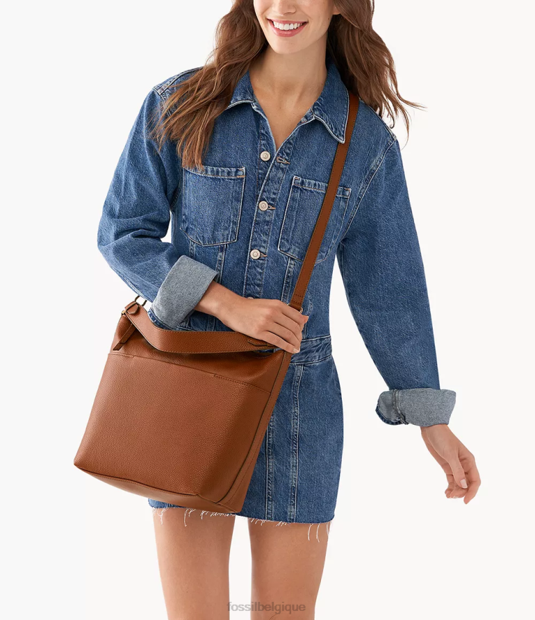 Fossil sac femmes Julianna grand clochard brun 8V4604444