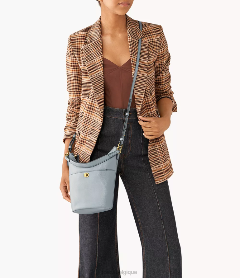 Fossil sac femmes Talulla petit clochard bleu 8V4604635