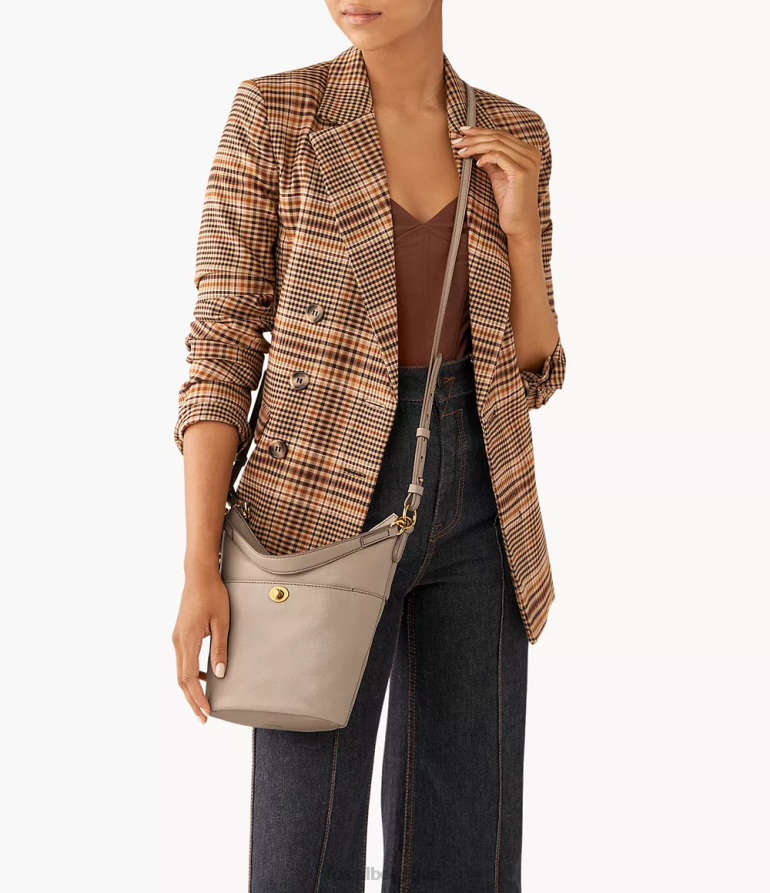 Fossil sac femmes Talulla petit clochard gris 8V4604708