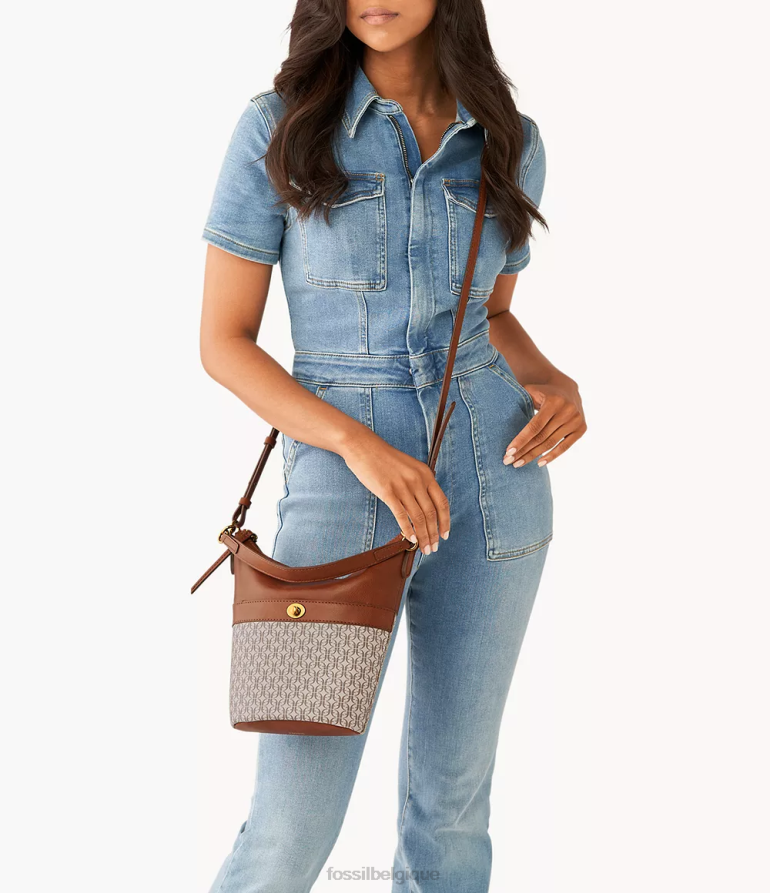 Fossil sac femmes Talulla petit clochard kaki 8V4604517