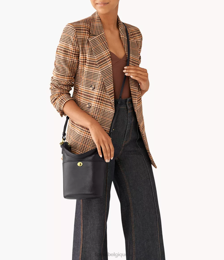 Fossil sac femmes Talulla petit clochard noir 8V4604475