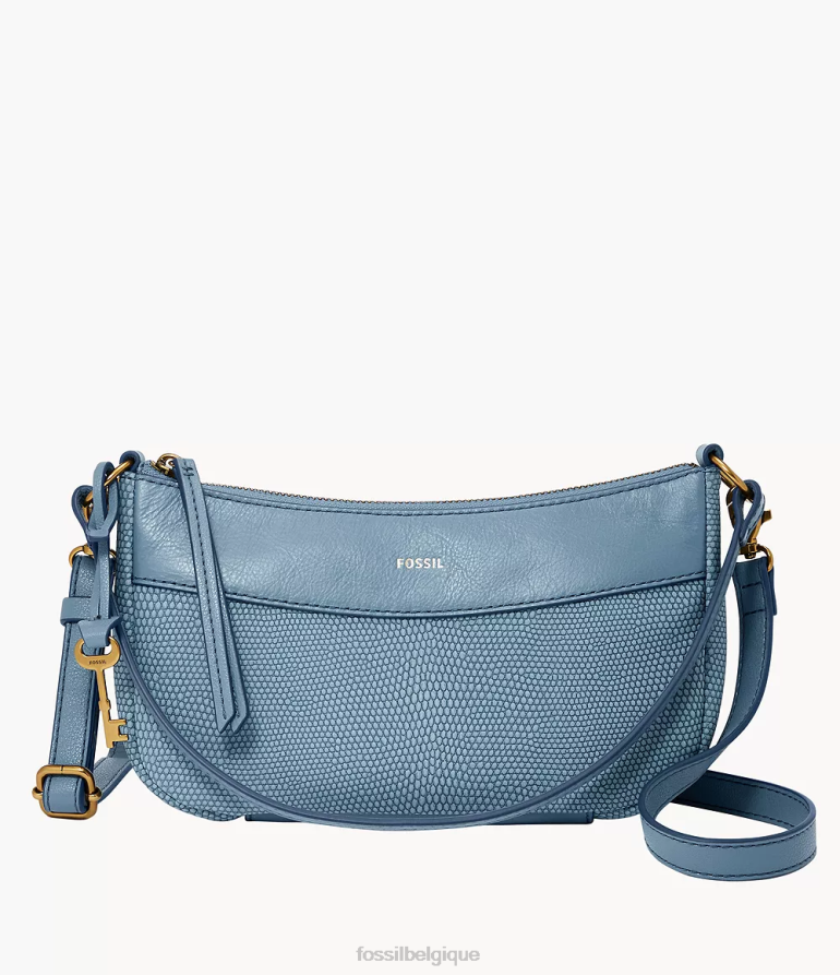 Fossil sac femmes baguette skylar bleu 8V4604654