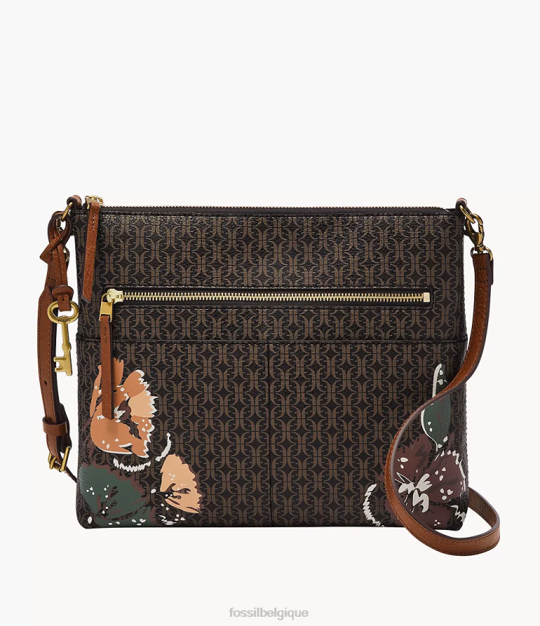Fossil sac femmes bandoulière fiona noir 8V4604529