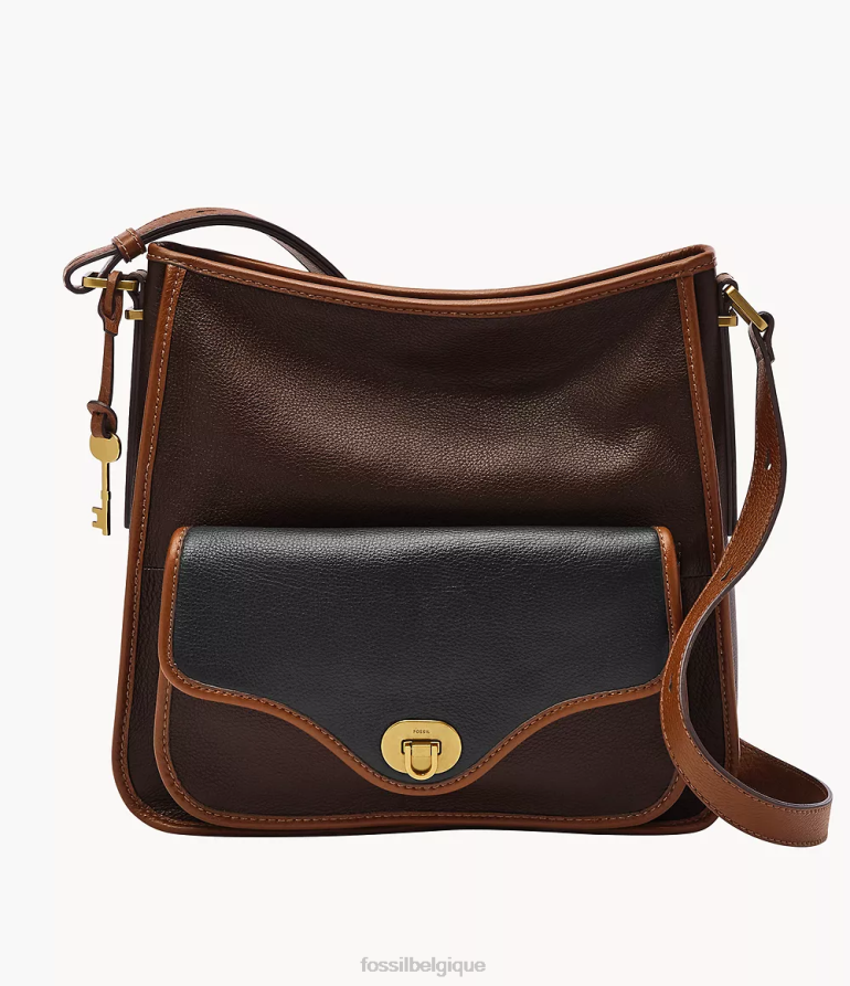 Fossil sac femmes clochard du patrimoine marron foncé 8V4604423