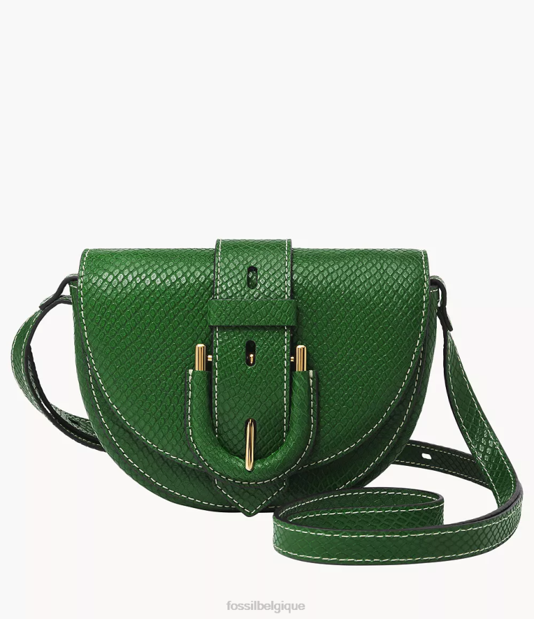 Fossil sac femmes harwell petit sac à bandoulière à rabat vert 8V4604348
