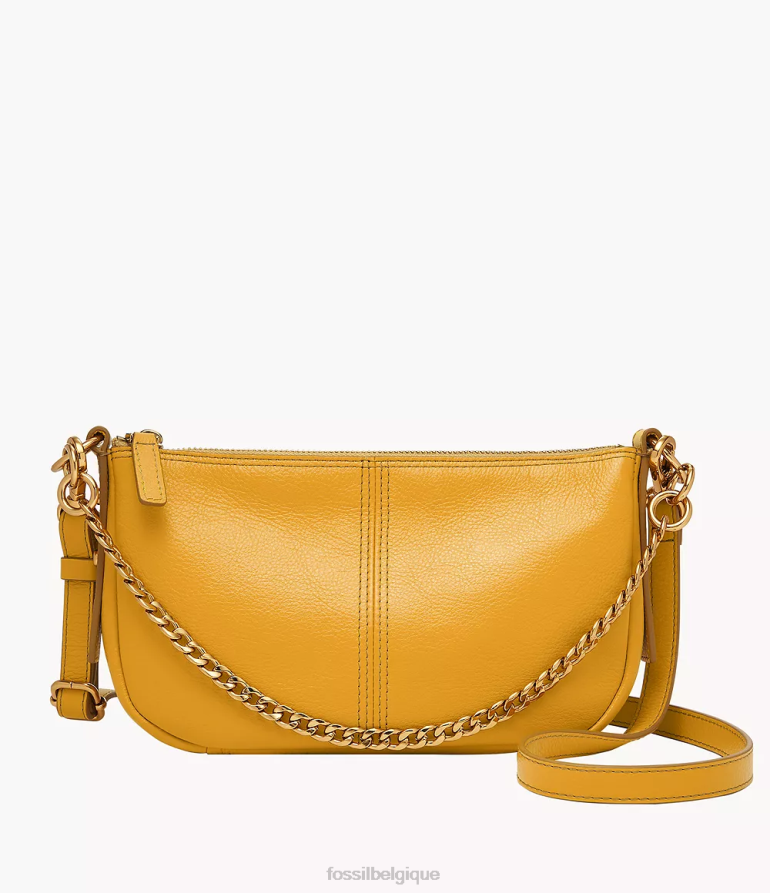Fossil sac femmes jolie baguette jaune 8V4604334