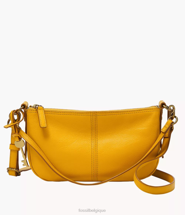 Fossil sac femmes jolie baguette jaune 8V4604469